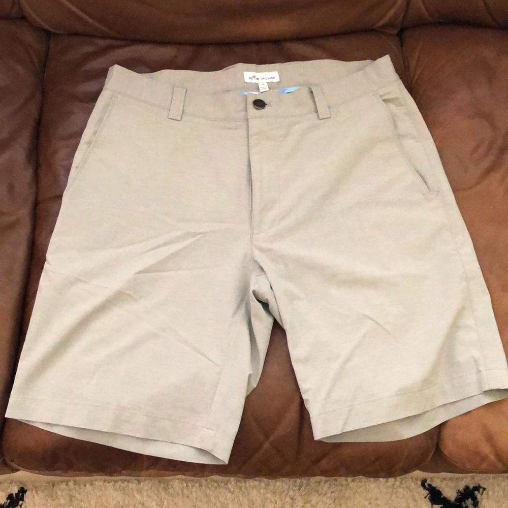 Peter Millar British grey golf shorts size 32